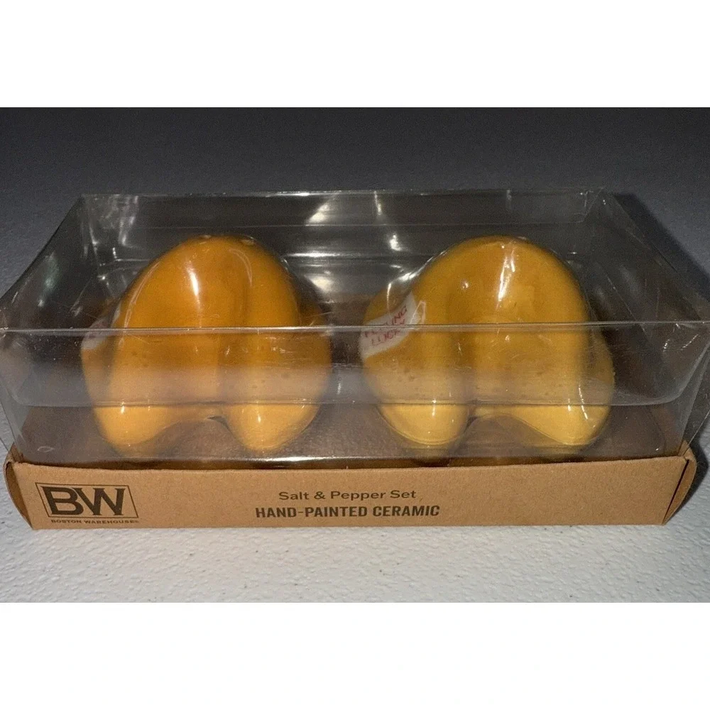 NWT Fortune Cookie Ceramic Salt and Pepper Shakers Bright Future Good Fortune